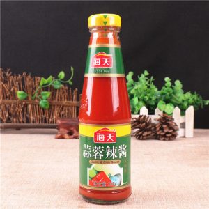 Salsa picante con ajo